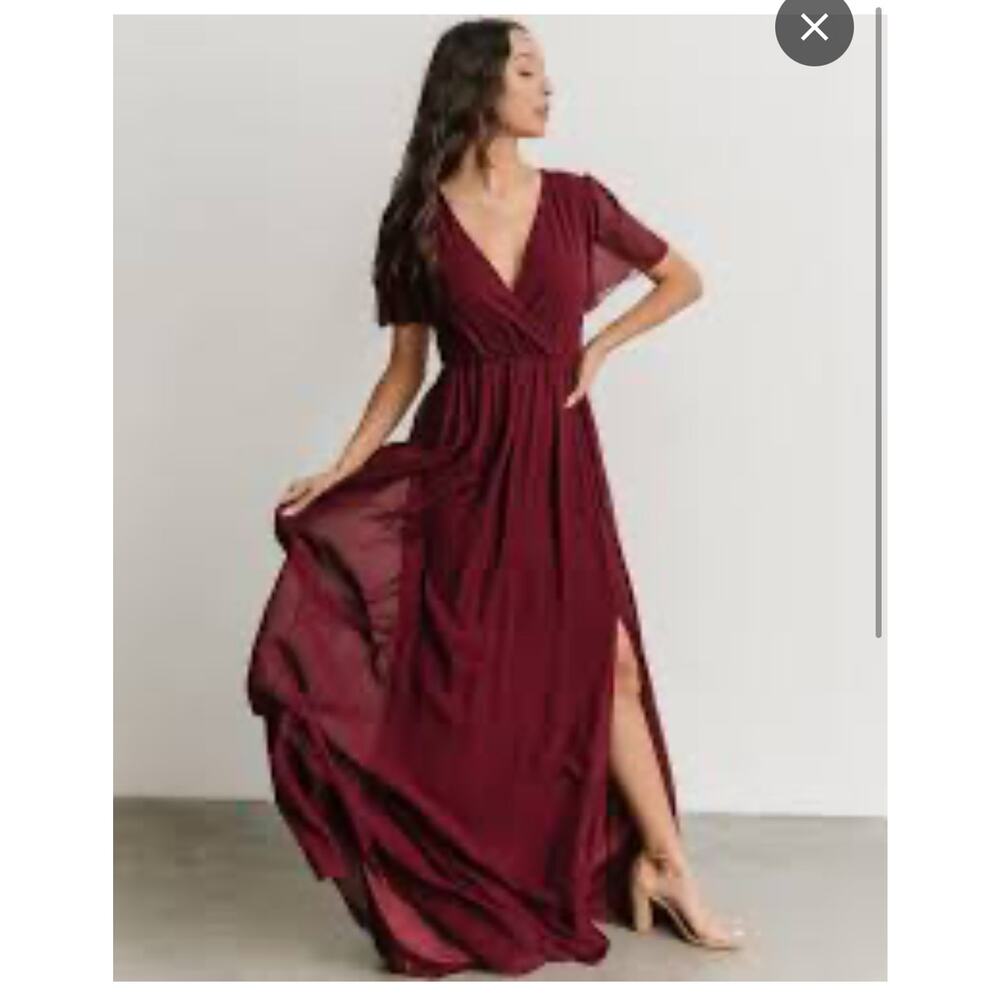 BALTIC BORN VAUGHNIE MAXI DRESS NEW WITH TAGS MISSING A BELT WOMEN SZE L